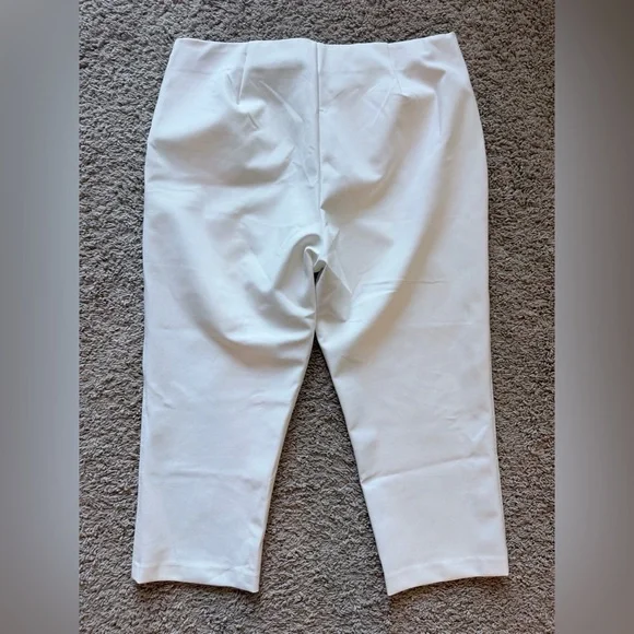 Rachel Zoe Elegant White Cropped Trousers - Picture 5 of 7